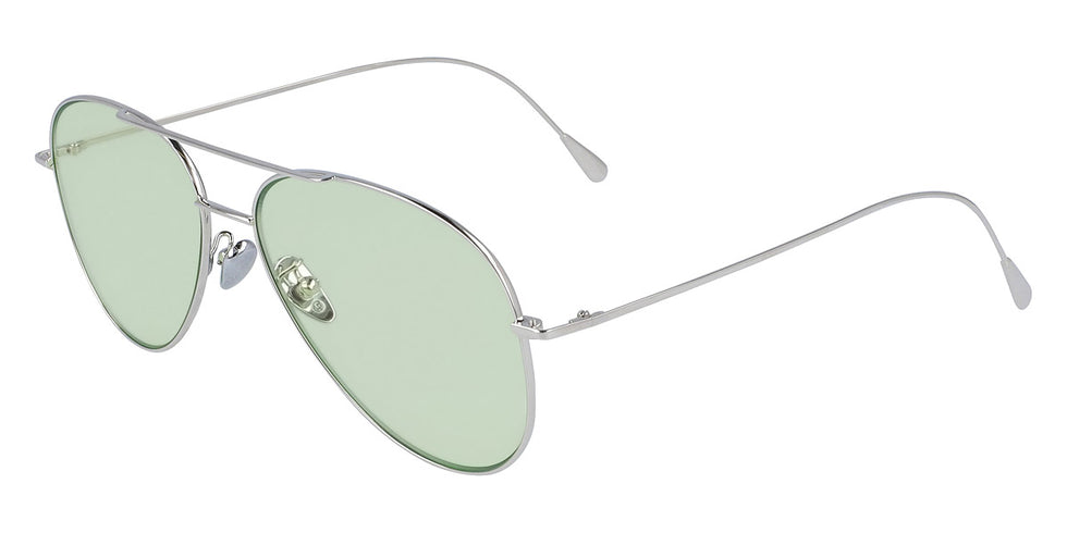 Cutler and Gross® CG1266PPLS CG1266PPLS SILVER GREEN 58 - Silver/Green Eyeglasses