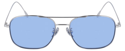 Cutler and Gross® 1267PPLS CG1267PPLS SILVER BLUE 54 - Silver/Blue Eyeglasses