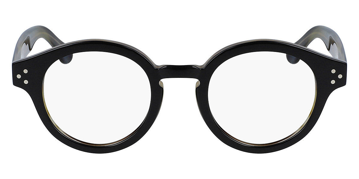 Cutler and Gross® CG1291V2 CG1291V2 BLACK CREAM 48 - Black/Cream Sunglasses