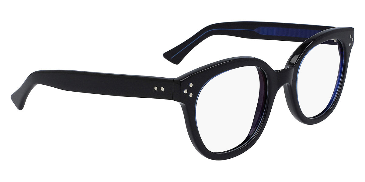 Cutler and Gross® 1298 CG1298 BLACK BLUE 51 - Black/Blue Eyeglasses