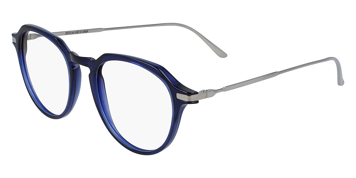 Cutler and Gross® 1302v2 CG1302V2 BLUE 50 - Blue Eyeglasses