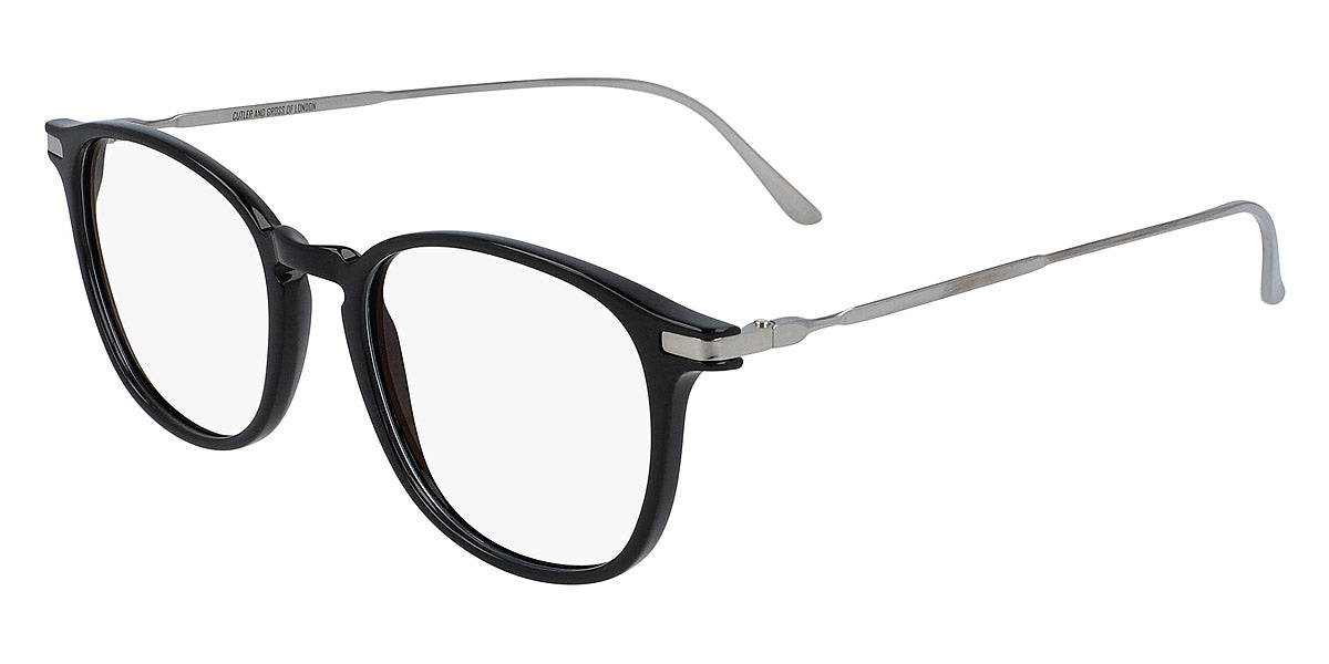 Cutler and Gross® 1303v2 CG1303V2 BLACK 51 - Black Eyeglasses