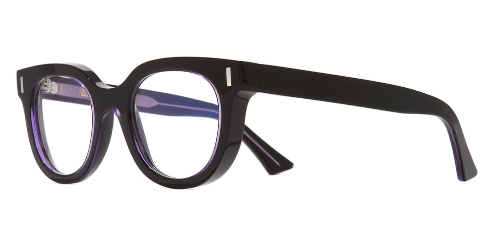 Cutler and Gross® CG1304 CG1304 PURPLE ON BLACK 50 - Purple On Black Eyeglasses