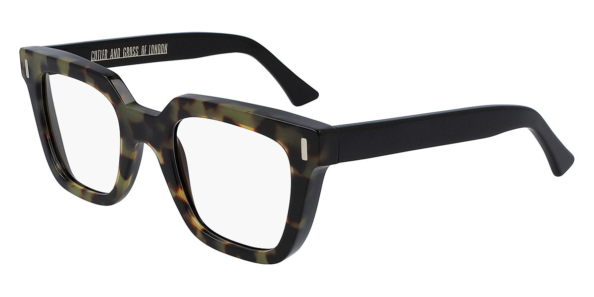 Cutler and Gross® CG1305 CG1305 CAMOUFLAGE ON BLACK 51 - Camouflage On Black Eyeglasses