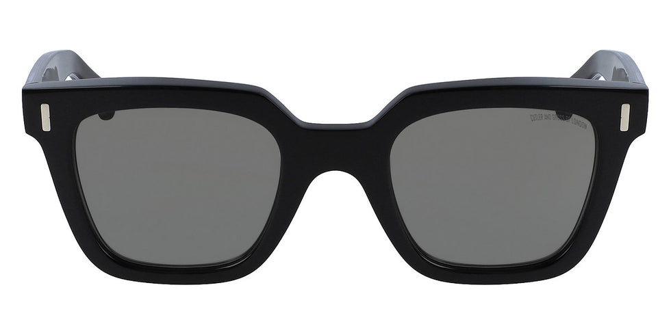 Cutler and Gross® CG1305S CG1305S BLACK METALLIC 51 - Black/Metallic Sunglasses