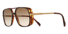 Cutler and Gross® CG1345S CG1345S DARK TURTLE GRAD BROWN 57 - Dark Turtle Grad Brown Sunglasses