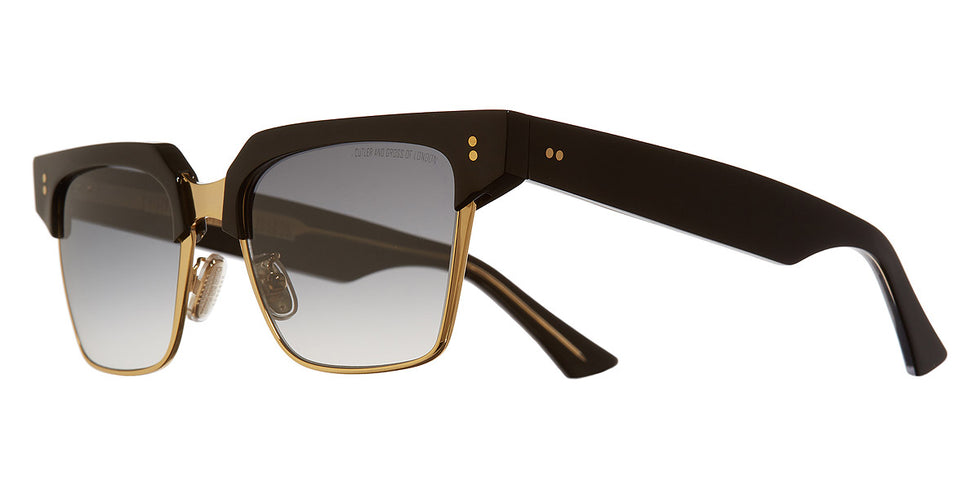Cutler and Gross® CG1348S CG1348S BLACK 55 - Black Sunglasses
