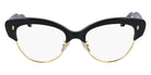 Cutler and Gross® 1351 CG OP 1351 BLACK ON CRYSTAL 55 - Black on Crystal Eyeglasses