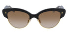 Cutler and Gross® CG1351S CG1351S BLACK ON CRYSTAL 55 - Black On Crystal Sunglasses