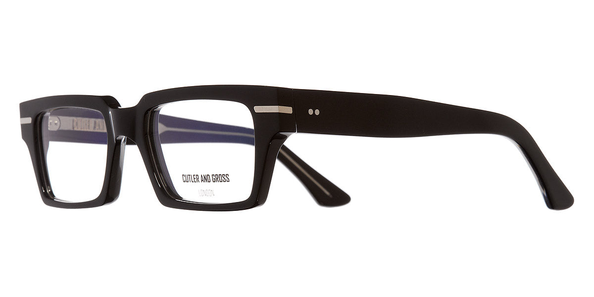 Cutler and Gross® OP1363 CGOP1363 BLACK 54 - Black Eyeglasses