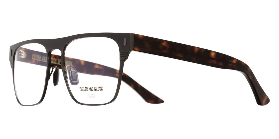 Cutler and Gross® CGOP136656 CGOP136656 BROWN TITANIUM 56 - Brown Titanium Eyeglasses