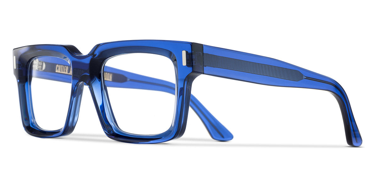 Cutler and Gross® CGOP138652 CGOP138652 008 RUSSIAN BLUE 52 - Russian Blue Eyeglasses