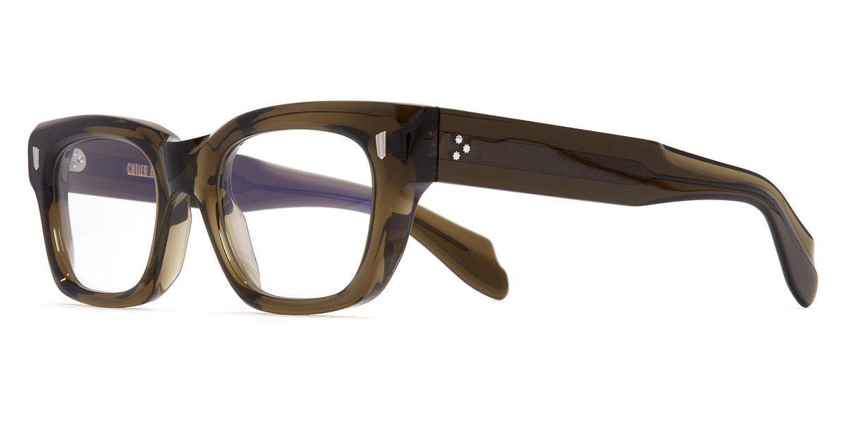 Cutler and Gross® CGOP139153 CGOP139153 005 OLIVE 53 - Olive Eyeglasses