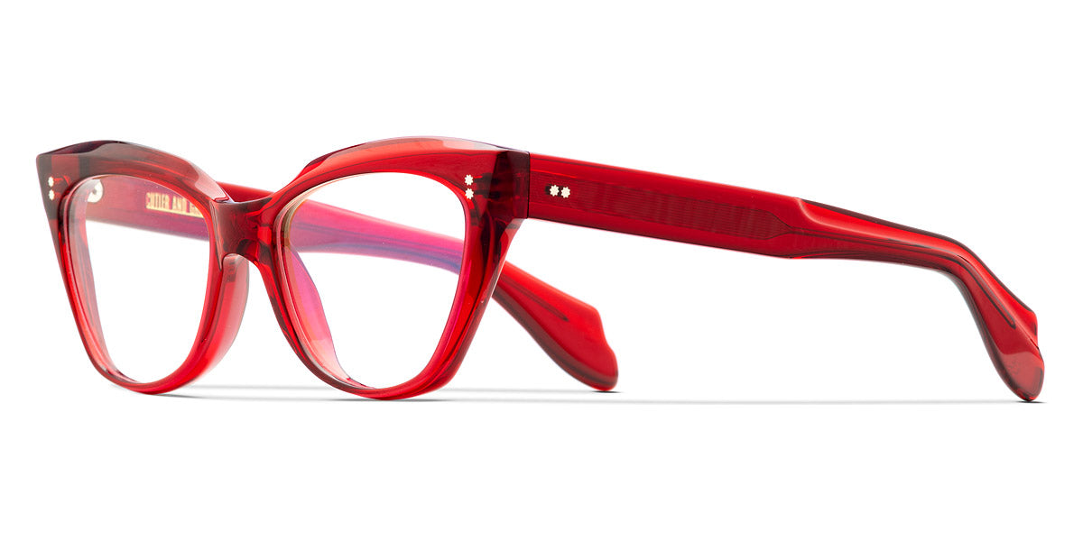 Cutler and Gross® CGOP928852 CGOP928852 004 CRYSTAL RED 52 - Crystal Red Eyeglasses