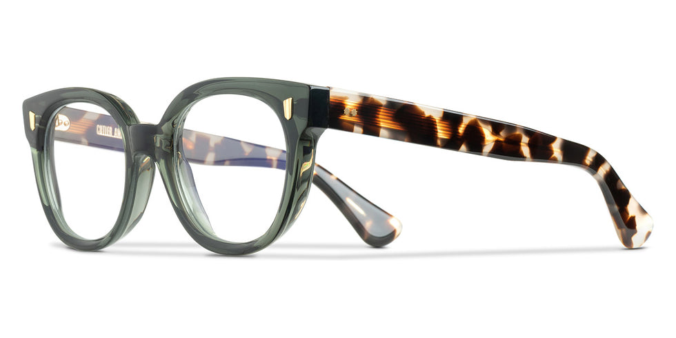 Cutler and Gross® CGOP929849 CGOP929849 AVIATOR BLUE JET ENGINE GREY 49 - Aviator Blue/Jet Engine Grey Eyeglasses