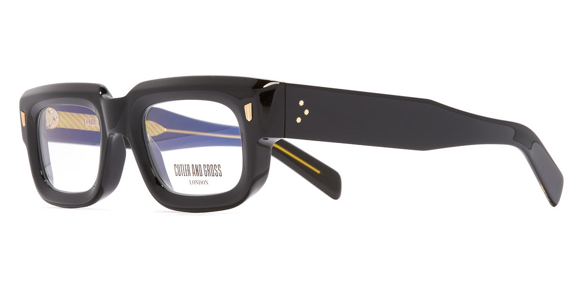 Cutler and Gross® CGOP932550 CGOP932550 BLACK 50 - Black Eyeglasses
