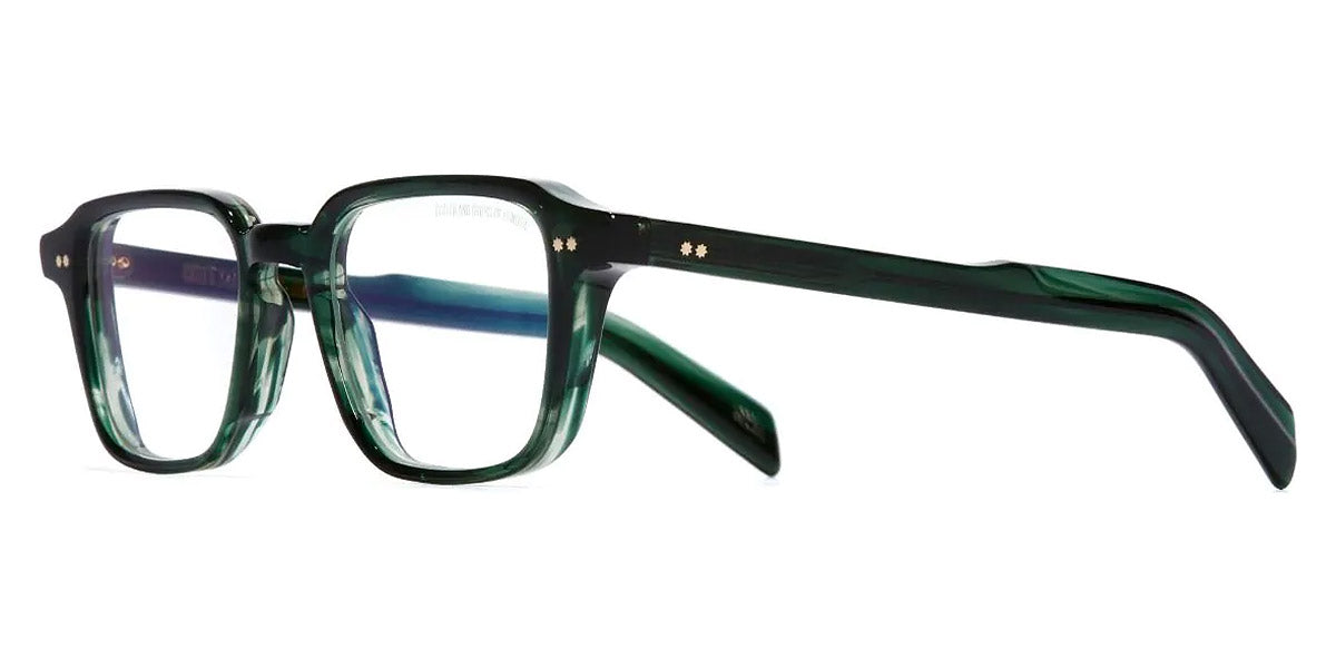 Cutler and Gross® CGOPGR0748 CGOPGR0748 STRIPED DARK GREEN 48 - Striped Dark Green Eyeglasses