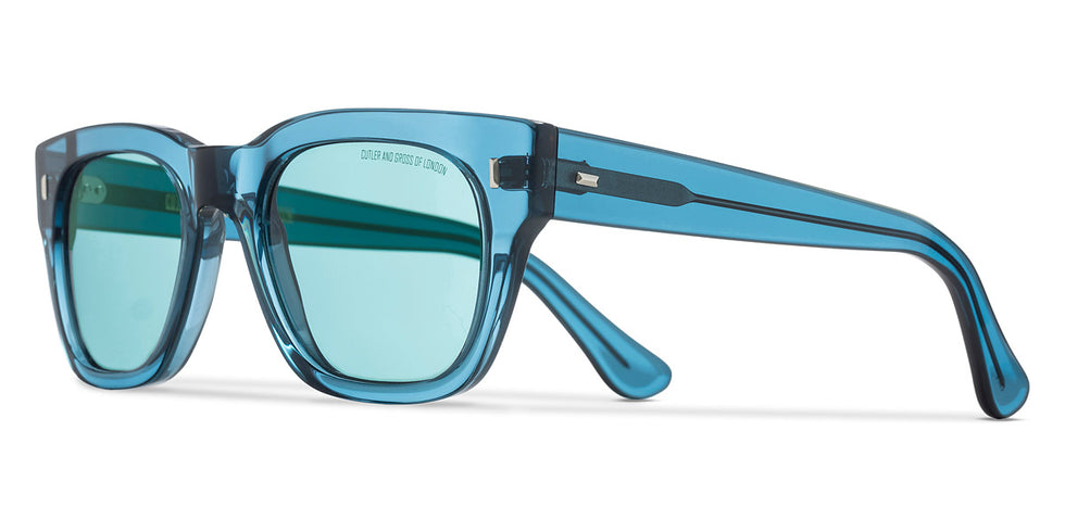 Cutler and Gross® CGSN0772V2 CGSN0772V2 DEEP TEAL 52 - Deep Teal Sunglasses