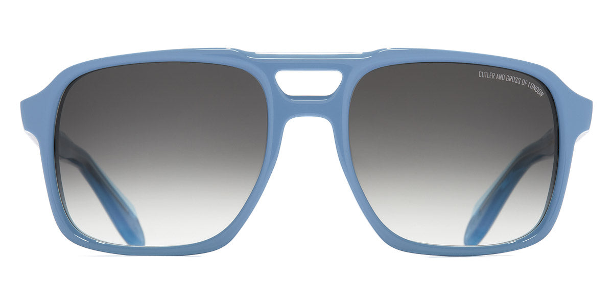 Cutler and Gross® CGSN139457ICS CGSN139457ICS SOLID LIGHT BLUE COLOUR STUDIO 57 - Solid Light Blue Colour Studio Sunglasses