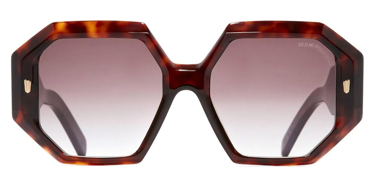 Cutler and Gross® CGSN932456 CGSN932456 DARK TURTLE 56 - Dark Turtle Sunglasses