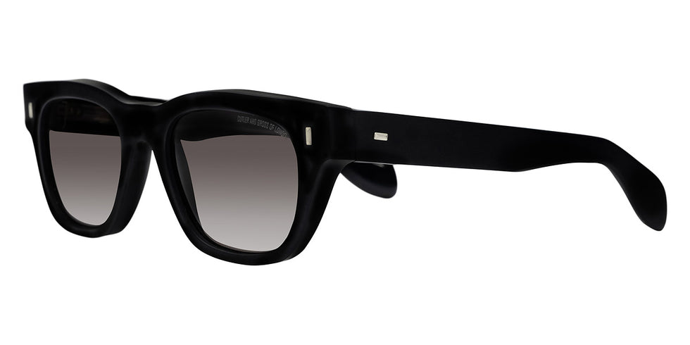 Cutler and Gross® CGSN977253 CGSN977253 BLACK 53 - Black Sunglasses