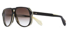 Cutler and Gross® CGSN978260 CGSN978260 BLACK ON HORN 60 - Black On Horn Sunglasses