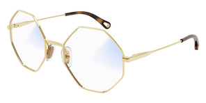 Chloé® CH0022S CHO CH0022S 001 53 - Gold Sunglasses