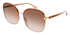 Chloé® CH0031S CHO CH0031S 007 56 - Brown Sunglasses
