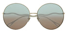 Chloé® CH0055S CHO CH0055S 004 62 - Gold/Green Sunglasses