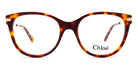 Chloé® CH0058OA CHO CH0058OA 001 53 - Havana/Gold Eyeglasses