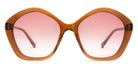 Chloé® CH0082S CHO CH0082S 002 57 - Brown Sunglasses