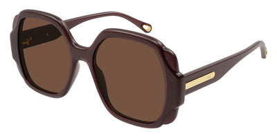 Chloé® CH0121S CHO CH0121S 001 55 - Brown Sunglasses