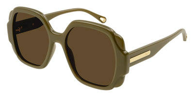 Chloé® CH0121S CHO CH0121S 004 55 - Green Sunglasses