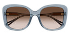 Chloé® CH0125S CHO CH0125S 002 55 - Blue Sunglasses