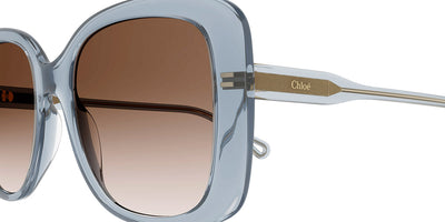 Chloé® CH0125S CHO CH0125S 002 55 - Blue Sunglasses