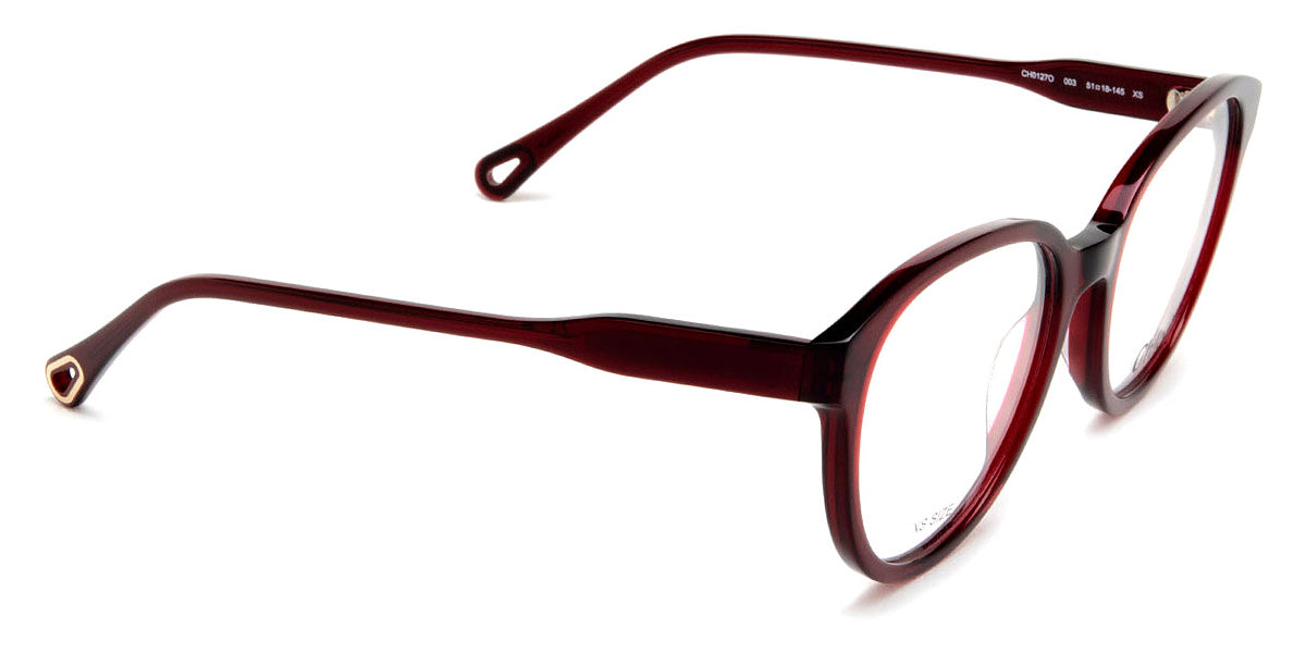 Chloé® CH0127O CHO CH0127O 003 51 - Burgundy Eyeglasses