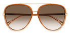 Chloé® CH0129S CHO CH0129S 002 58 - Brown Sunglasses