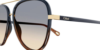 Chloé® CH0129S CHO CH0129S 003 58 - Gray Sunglasses