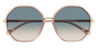 Chloé® CH0133SA CHO CH0133SA 001 59 - Orange Sunglasses