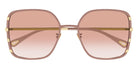 Chloé® CH0143S CHO CH0143S 003 59 - Pink/Gold Sunglasses