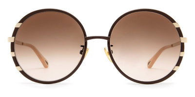 Chloé® CH0144S CHO CH0144S 001 58 - Brown/Gold Sunglasses