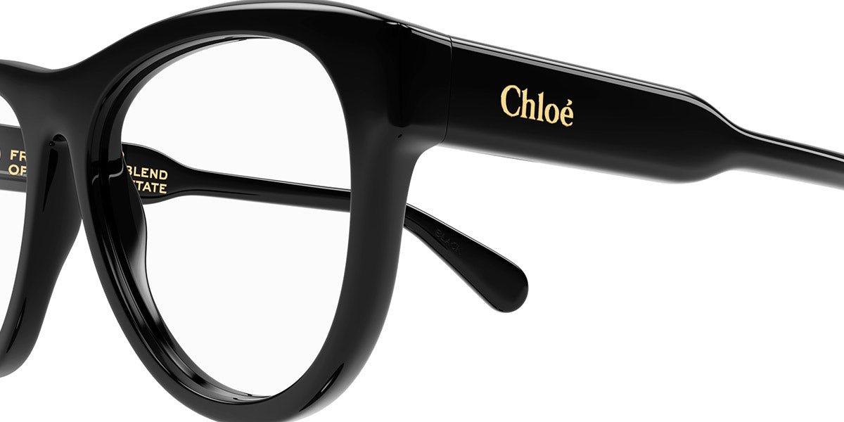Chloé® CH0152O CHO CH0152O 001 53 - Black Eyeglasses