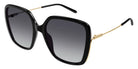 Chloé® CH0173S CHO CH0173S 001 57 - Black/Gold Sunglasses