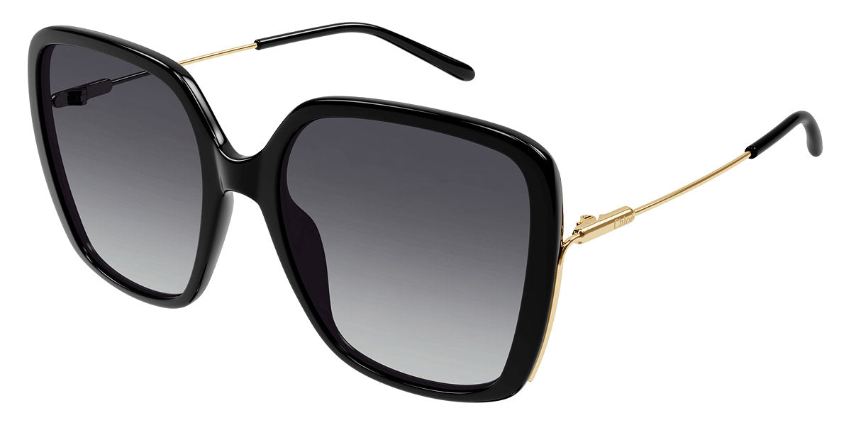 Chloe Square Sunglasses CH0170SA 001 Gold/Black 61mm Chloé® CH0173S Square Sunglasses - EuroOptica main image 2