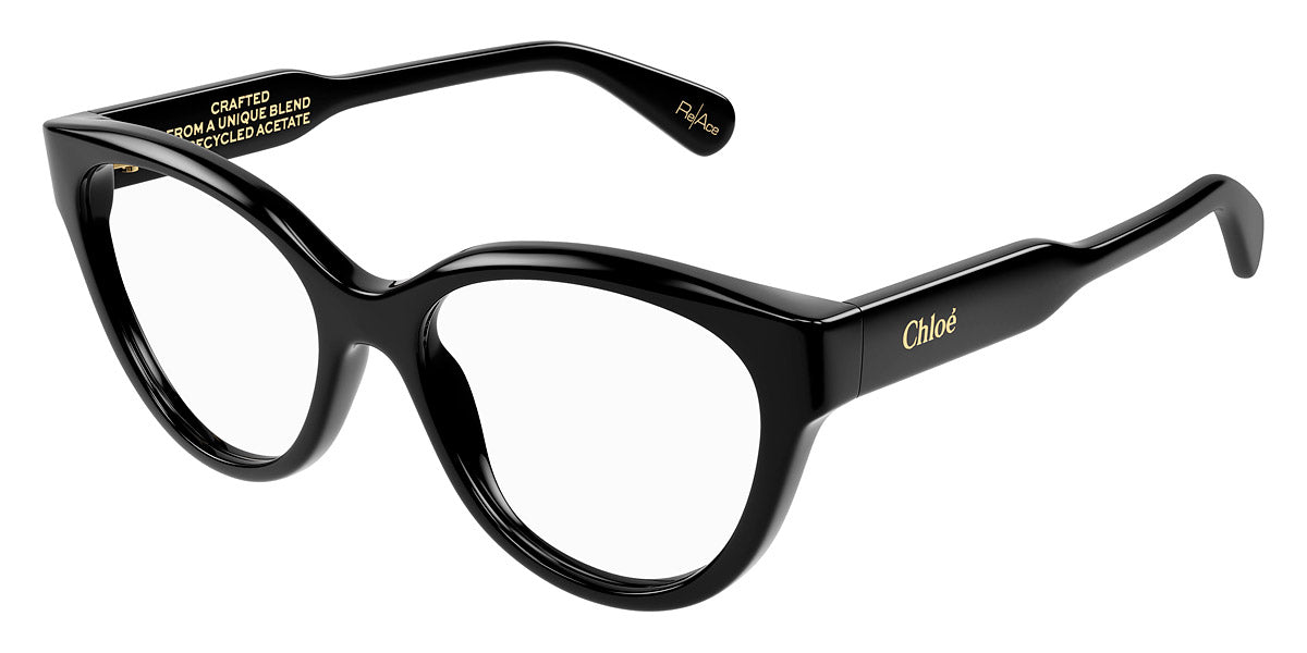Chloé® CH0193O CHO CH0193O 001 53 - Black Eyeglasses
