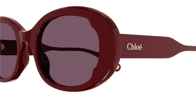 Chloé® CH0197S CHO CH0197S 004 53 - Burgundy Sunglasses