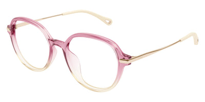 Chloé® CH0217OA CHO CH0217OA 002 53 - Pink/Gold Eyeglasses
