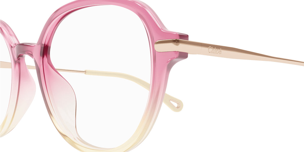 Chloé® CH0217OA CHO CH0217OA 002 53 - Pink/Gold Eyeglasses