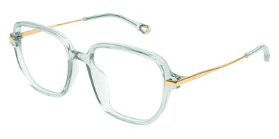 Chloé® CH0218OA CHO CH0218OA 004 55 - Green/Gold Eyeglasses