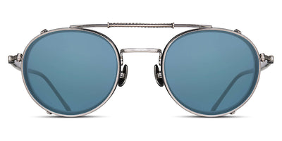 Matsuda® CL3076 CLIP MTD CL3076 CLIP Antique Silver/Blue Grey 46 - Antique Silver / Blue Grey Sunglasses
